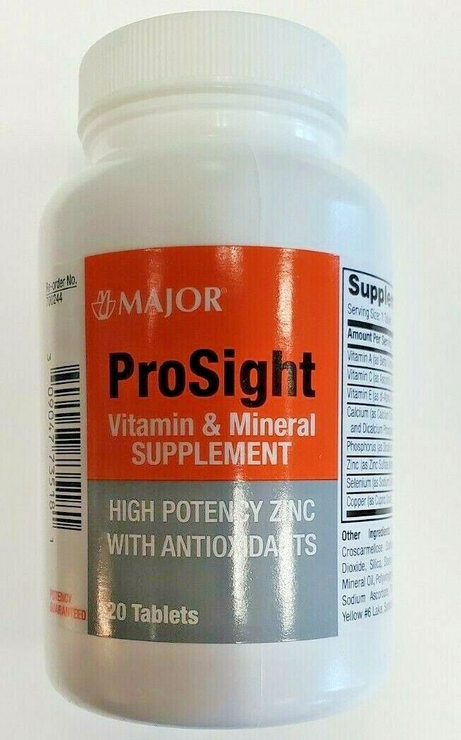 Prosight Tabs, 120s, Compare to Ocuvite, 24/cs, NDC# 00904-7735-18 (US Only)
