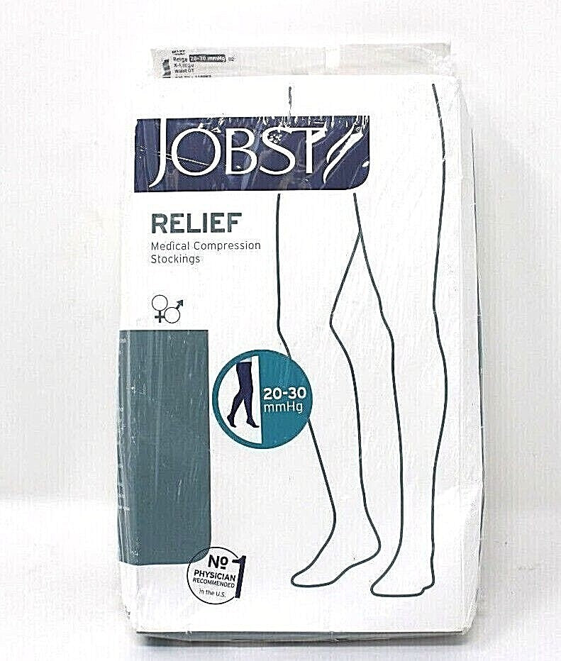 Compression Pantyhose, Waist High, 20-30mmhg, Open Toe, X-Large, Beige (Continental US Only)