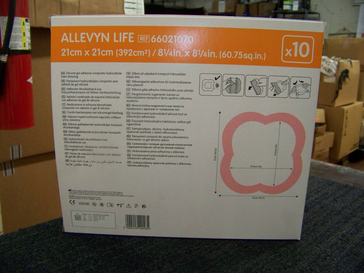 Foam Dressing, X-Large, 21cm x 21cm, 10/bx, 4 bx/cs (US Only)