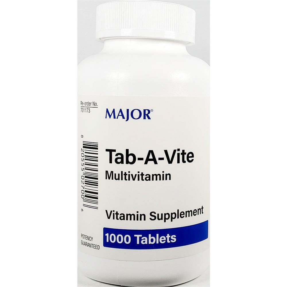 Tab-A-Vite, Tablets, 1000s, Compare to One-A-Day, NDC# 20555-0027-00, 12/cs (US Only)