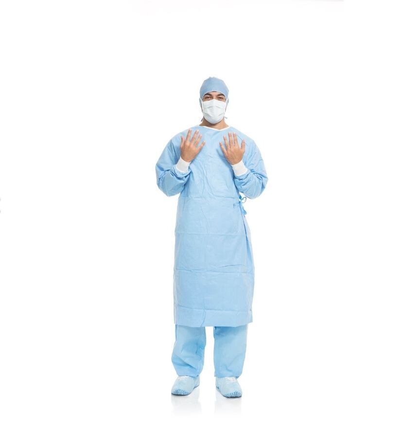 Aero Blue Surgical Gown, XXX-Large, Sterile, 26/cs (US Only)