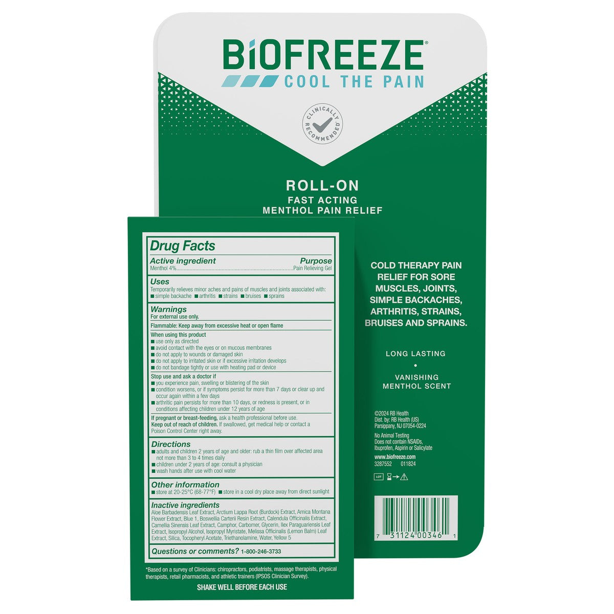 Biofreeze Overnight Patch, 4 ct, 3/bx 8bx/cs (Biofreeze Retail is only available for sale to Non-Clinical markets, and strictly follows MAP pricing.  Biofreeze Retail cannot be sold on any third party sites (Amazon, Walmart, etc) (US Sales Only) (Item is considered HAZMAT and cannot ship via Air or to AK, GU, HI, MP, PR, VI)