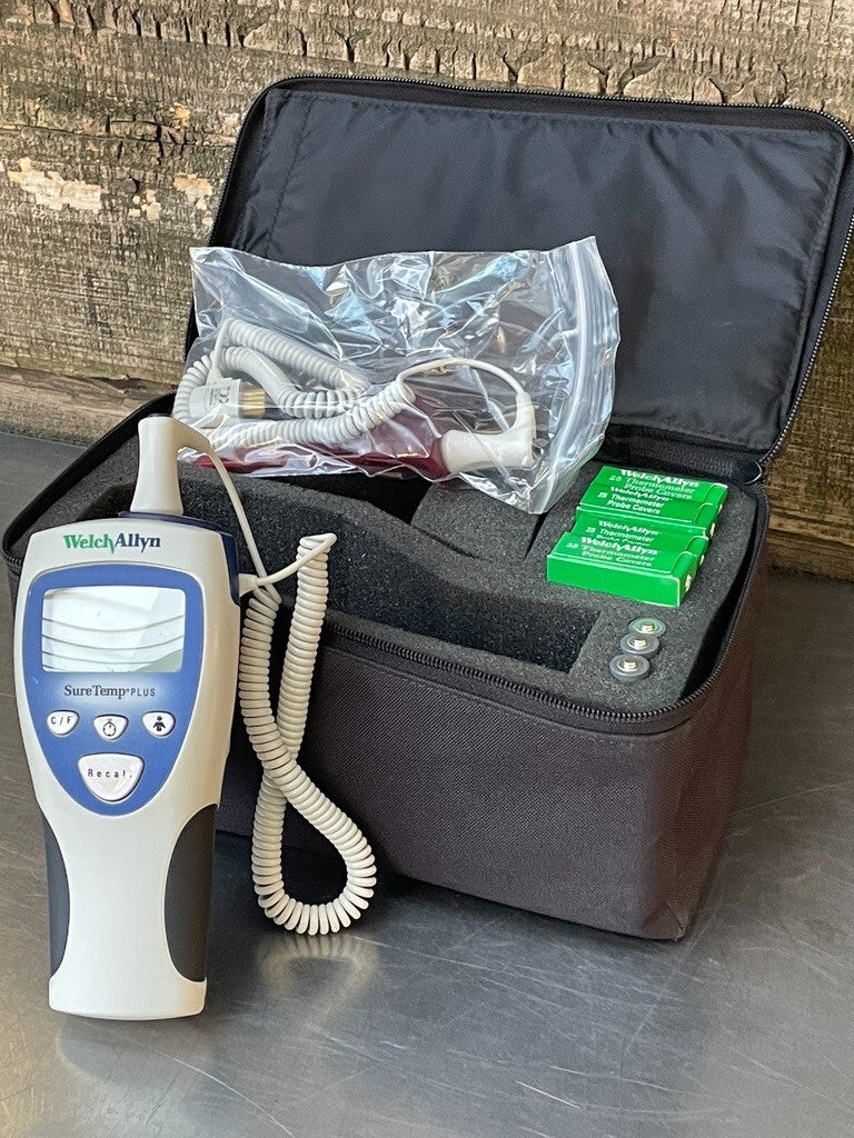 SureTemp Plus Electronic Thermometer (Model 692) with Soft Case, OralProbe and Well, Rectal Probe and Well (US Only)