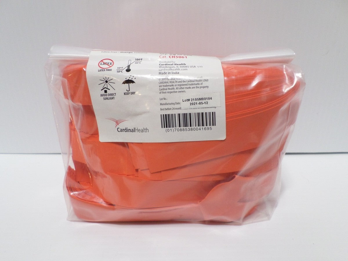 Tourniquet, Polyisoprene, Textured, 1" x 18", Orange, Latex-Free, Non-Sterile, 250/pk, 4 pk/cs (Continental US Only)