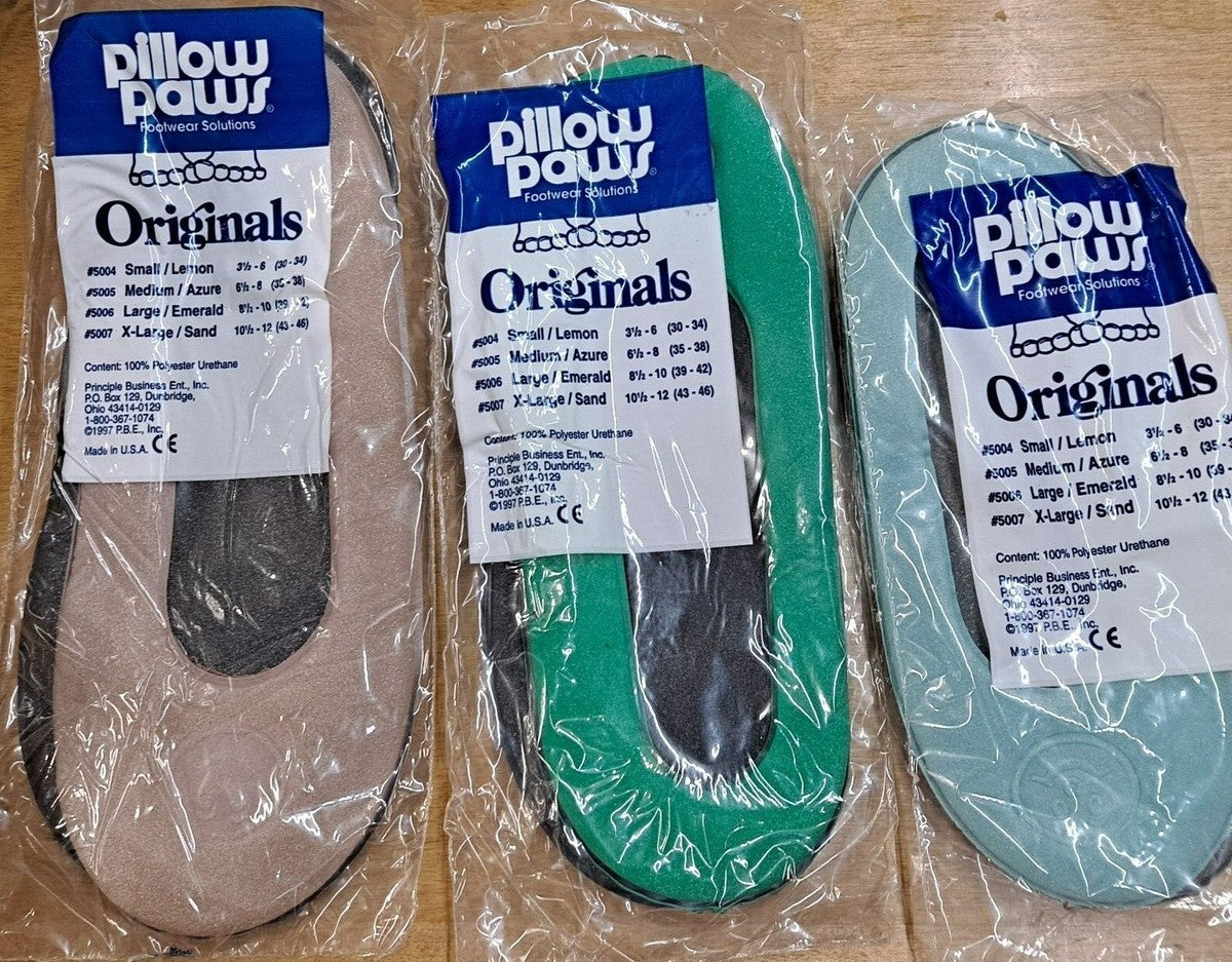 Below Ankle Socks, Pillow Paws, Foam, Large, Emerald, 72/cs