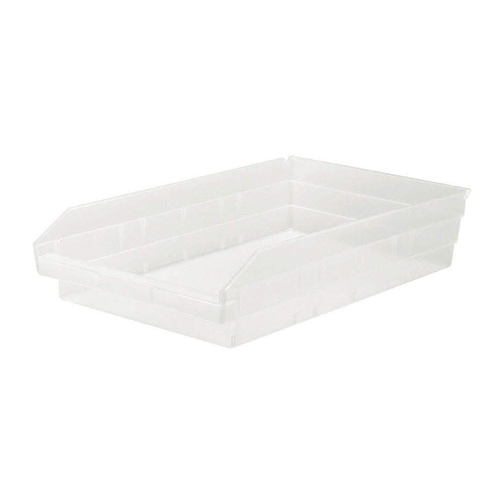 Shelf Bin, 17 7/8" x 11 1/8" x 4", Clear, 8/ctn (DROP SHIP ONLY)