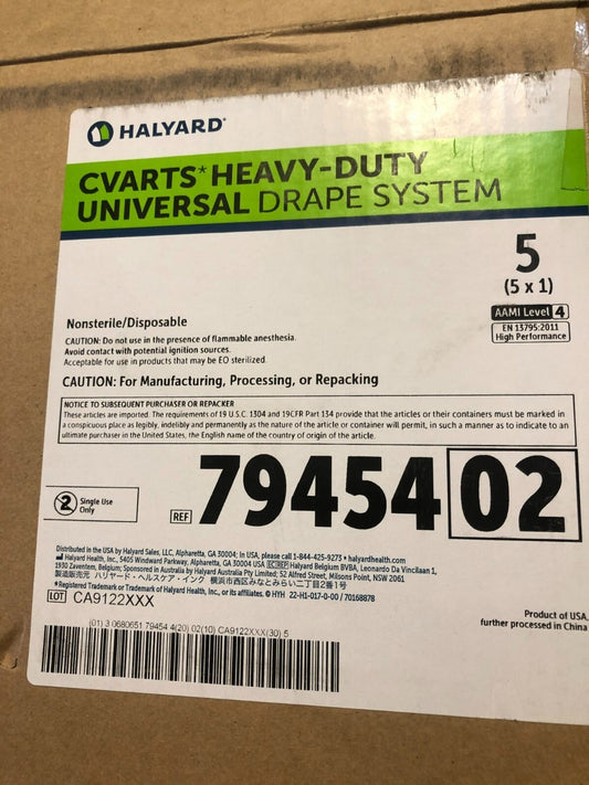 CVARTS Universal Drape System, Non-Sterile, 5/cs (US Only)