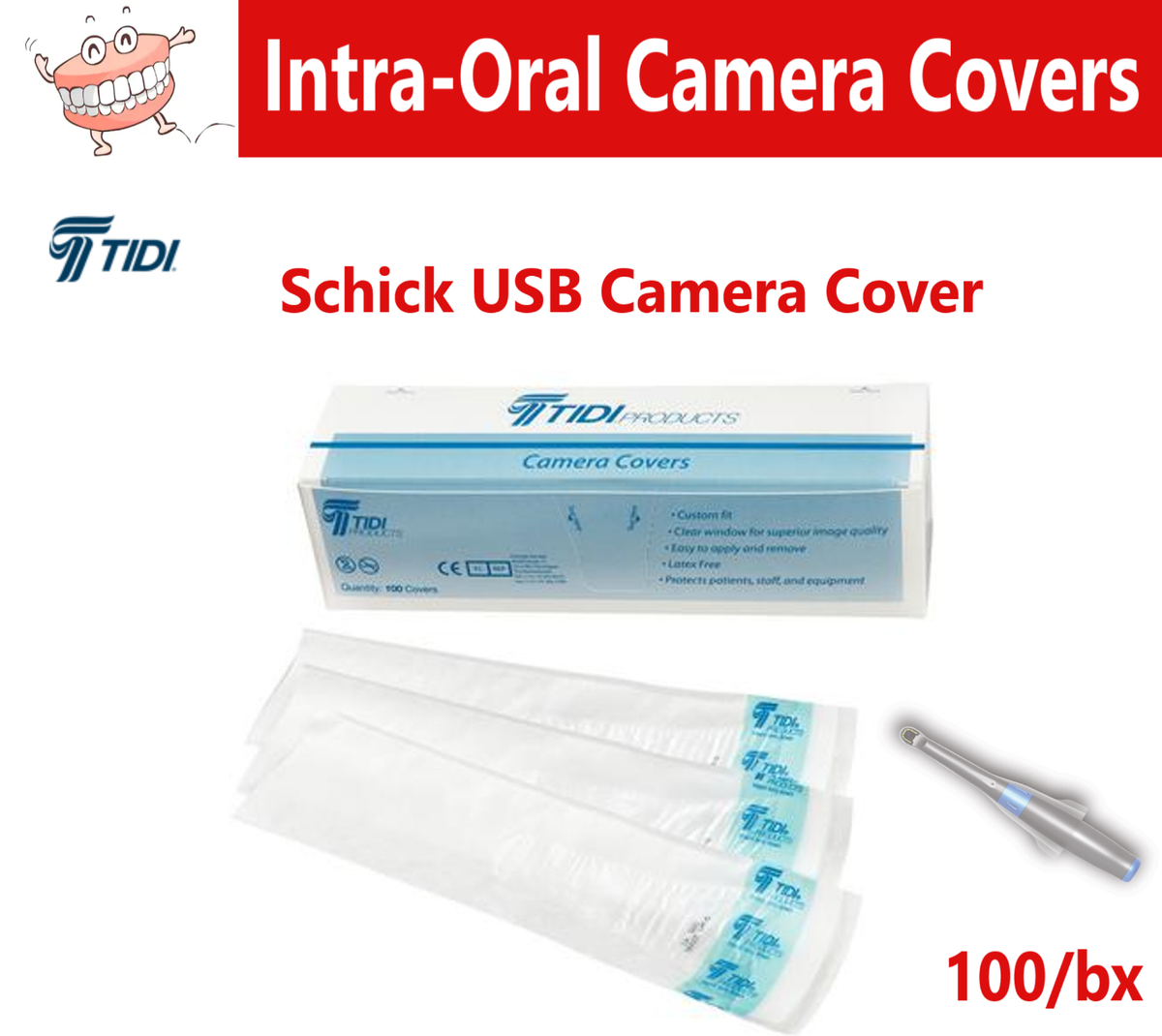 Schick USB Camera Cover, 100/bx, 5 bx/cs