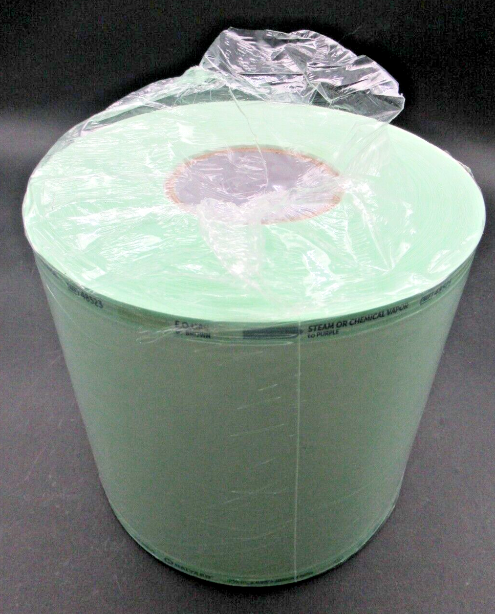 Sterilization Pouch, Heat Seal Paper, 7_ " x 656 ft, 200mm x 200m, Flat Reel, STEAM/EO, Shrink-Wrapped Individually, 1 reel/cs (US Only)