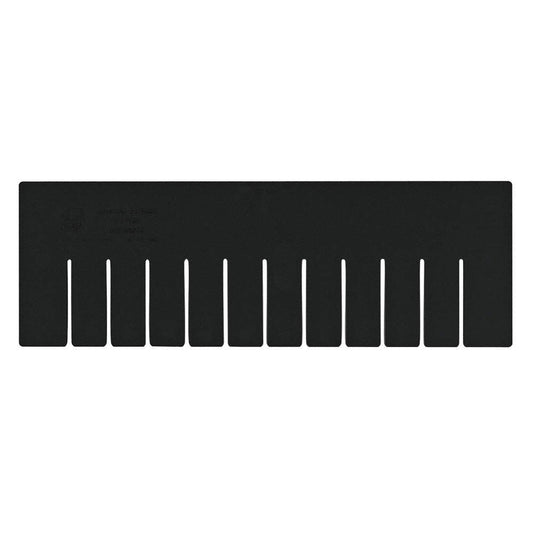 Stackable Shelf Bin, 12" x 8.25" x 7", Black, 6/ctn (DROP SHIP ONLY)