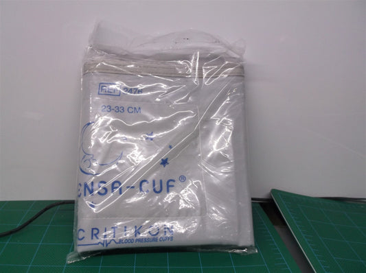 Cuff, Adult, 1-Tube, Bayonet, Navy, 23-33cm, 5/bx (Continental US Only)