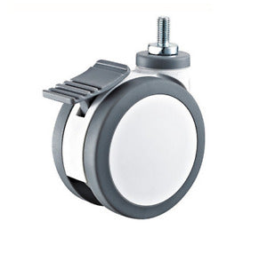 Brake Caster Kit, DIA125, M12, with Wrench (Pricing Subject to Change without Prior Notification) (Continental US Only)