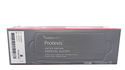 Glove, Surgical, Powder-Free (PF), Latex, Hydrogel Coating, Brown, Size 8.0, 40 pr/bx, 4 bx/cs (Continental US Only)