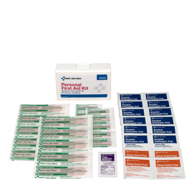 Personal First Aid Kit, 38 Piece, Plastic Case (DROP SHIP ONLY - $150 Minimum Order)