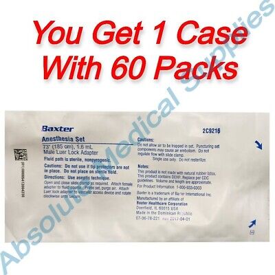 Extension Set, Male Luer Lock Adapter, 3.8 ml, 34" Length, Non-Pyrogenic, Contains DEHP, Sterile, 50/cs (Rx) (Continental US Only) (Product Access Restricted. Check with your sales rep to verify eligibility)