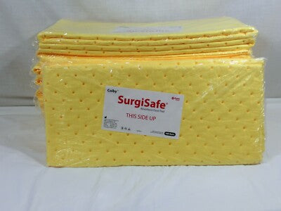 Floor Pad, 18" x 40", Non-Sterile, Yellow, 60/bx (US Only) (Not Available For Sale into Canada)