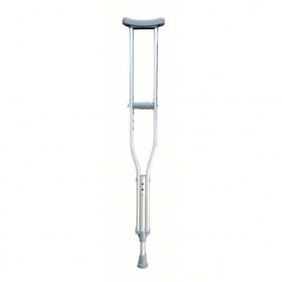NovaPlus Crutch Axillary, Push Button, Adjustable, Aluminum, Tall, 70-78", 300 lb Weight Capacity, 8 pr/cs (For Sale to Authorized NovaPlus Customers Only) (Continental US Only)