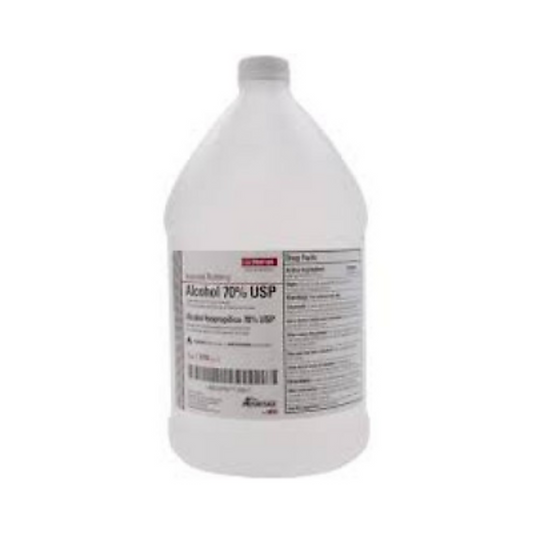 Isopropyl Rubbing Alcohol 70%, Gallon, 4/cs (45 cs/plt) (Not Available for sale into Canada) (Item is considered HAZMAT and cannot ship via Air or to AK, GU, HI, MP, PR, VI)