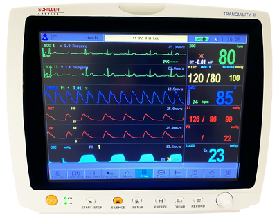 Tranquility II, 12.1 inch TOUCHSCREEN Multiparameter Patient Monitor, w/ ETCO2 ISA Side Stream Analyzer, CO2, N2O, 5AA, AA ID (Not Available for Sale into Canada) (DROP SHIP ONLY) ($100 Minimum Order Requirement or customer will be charged $30 min order fee)