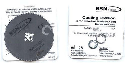 Cast Saw Blade, Stainless Steel 2 1/2" Diameter, 6/pk