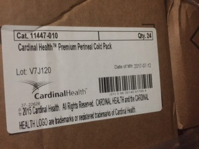 Perineal Cold Pack, Premium, 13.5" x 6", 24/cs (Continental US Only)