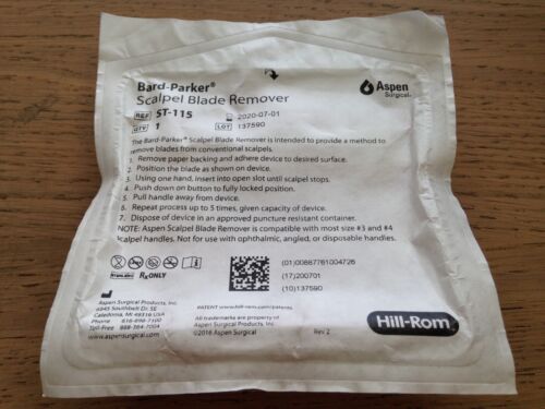 Scalpel Blade Remover, Sterile, 1/pch, 24 pch/bx (US Only) (Not Available For Sale into Canada)