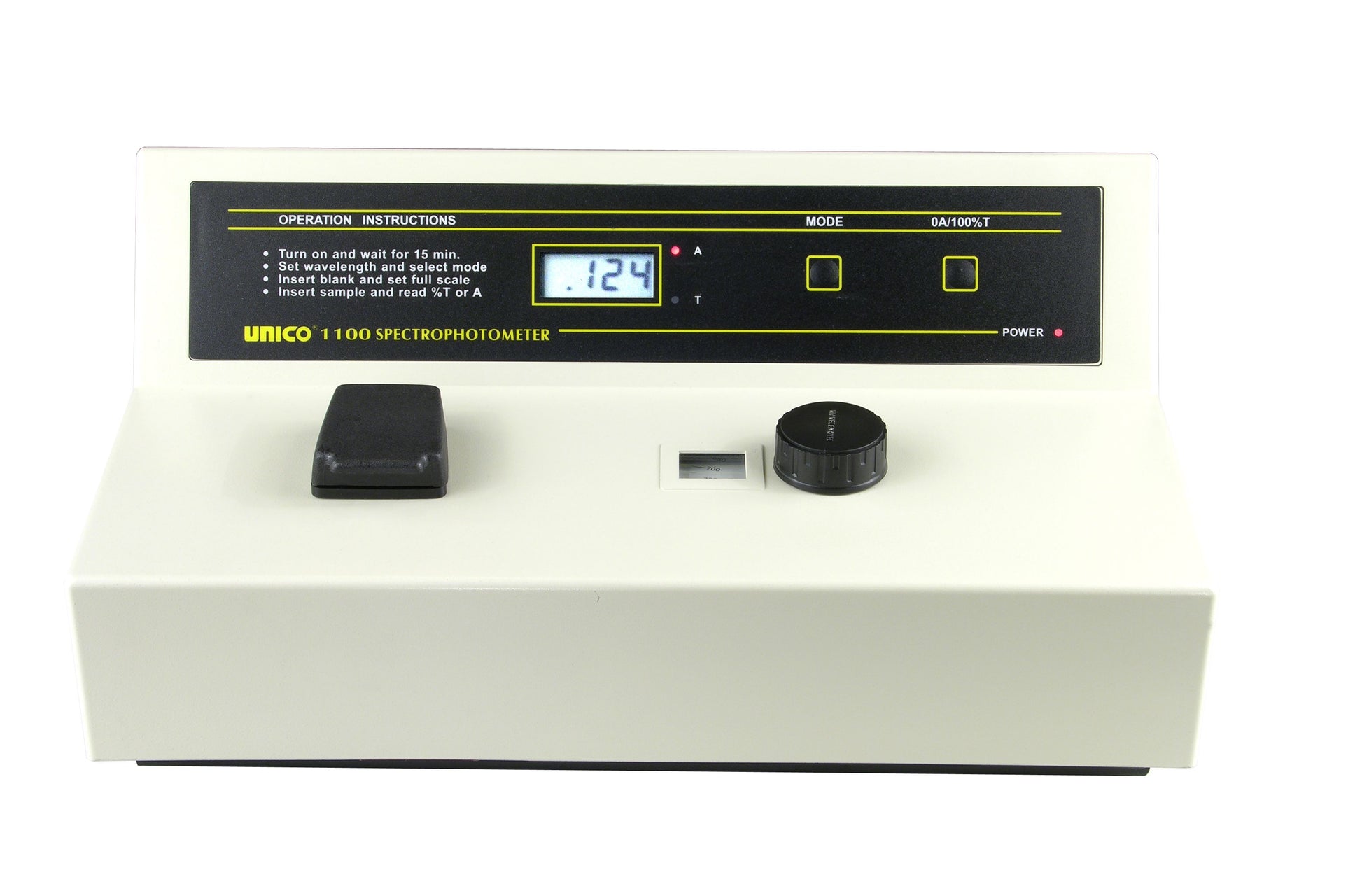 Spectrophotometer, 20 nm Bandpass, Wavelength Range 335-1000 nm, Voltage Preset at 110V, 10 mm Test Tube Cuvettes (Box of 12), 10 mm Square Cuvette Adapter, USB Port, Dust Cover, User Manual (US Only) (DROP SHIP ONLY)