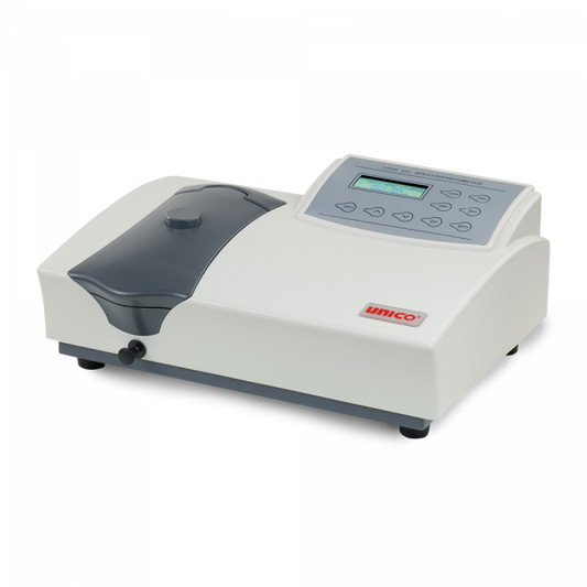 Spectrophotometer, 5 nm Bandpass, Wavelength Range 325-1000 nm, Large LCD Display, Programmable, 4-Position Cell Holder, USB Port, RS-232 Port, Dust Cover, User Manual, Power Input 100-240V (Accommodate up to 50 mm Pathlength Cuvette w/ Optional Cuvette Holder) (US Only) (DROP SHIP ONLY)