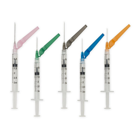 Safety Hypodermic Needle Only, 27G x 1/2", 100/bx (US Only)
