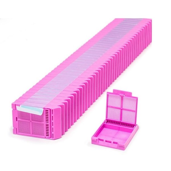 Micromesh  Quickload Cassette Stacks for Robotic Feed Printer, Biopsy, Lilac, 2000/cs