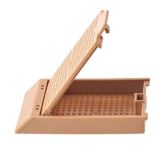 Histosette II Cassettes, Biopsy, Tan, 500/bx, 3 bx/cs