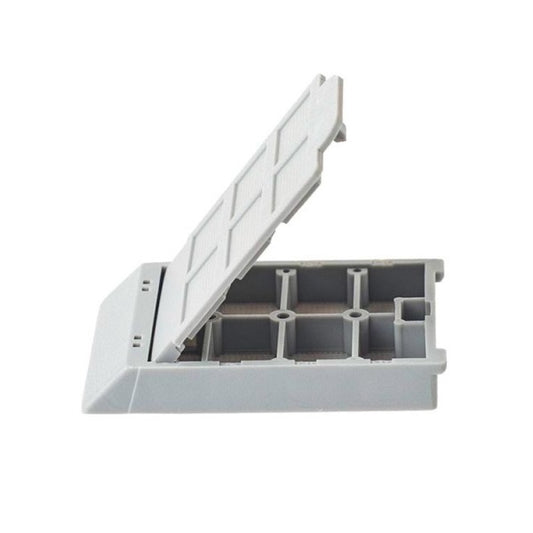 Microsette I Cassettes with 6 Compartments, Biopsy, Grey, 250/bx, 4 bx/cs