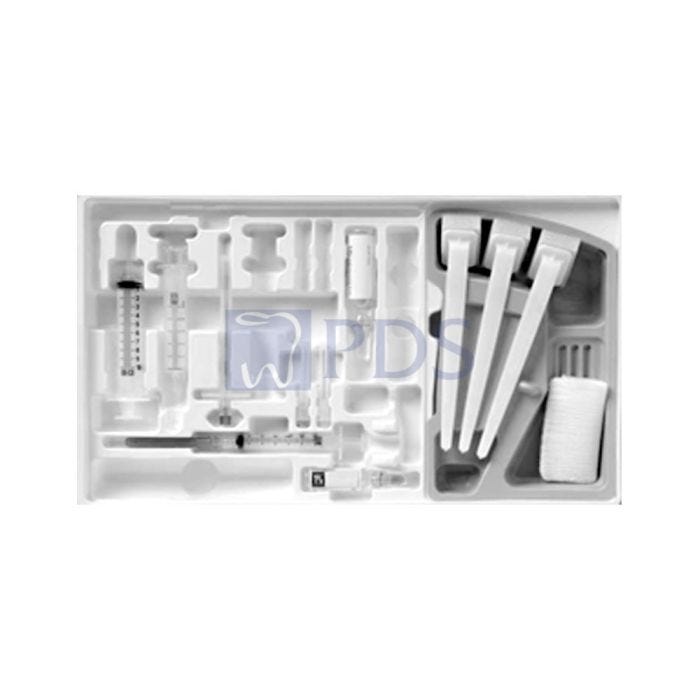 Epidural Tray: 18G x 3_" Perisafe Tuohy (Weiss) Epidural Needle, Glass LOR 5cc with Metal Tip, Lidocaine HCL (1%) 5mL, Sodium Chloride (0.9%) 10mL, Blue Drape (Rx), 10/cs (Temp Sensitive; Non-Returnable) (Continental US Only) (Drop Ship Requires Pre-Approval)
