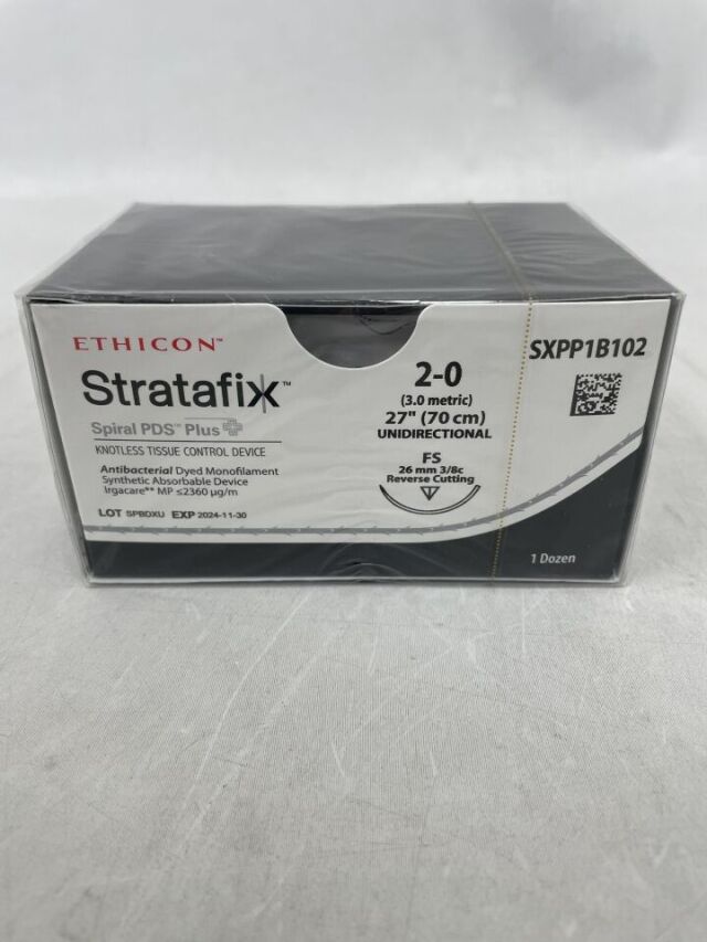 3-0 70cm STRATAFIX Spiral PDS Plus Violet FS, 12/bx (Continental US Only)