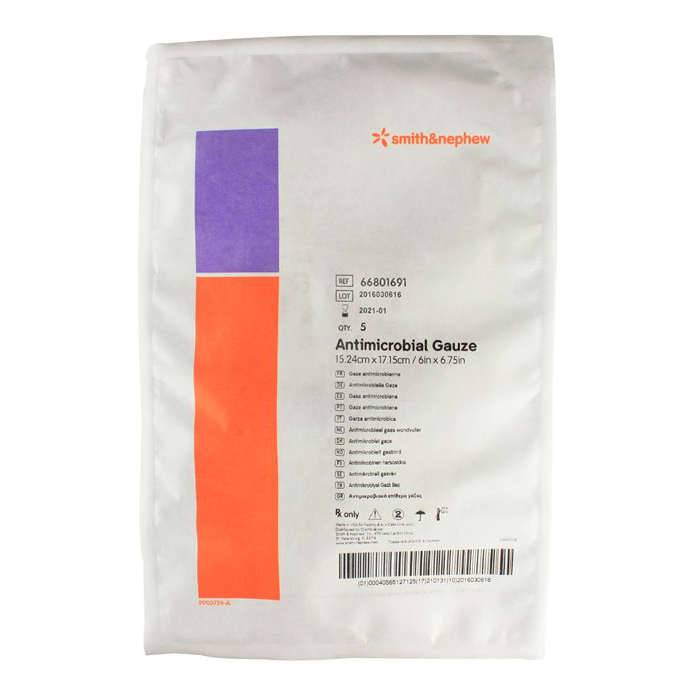 PHMB Gauze Filler, 6"x 6_", 5kt, 10pk/cs (US Only)