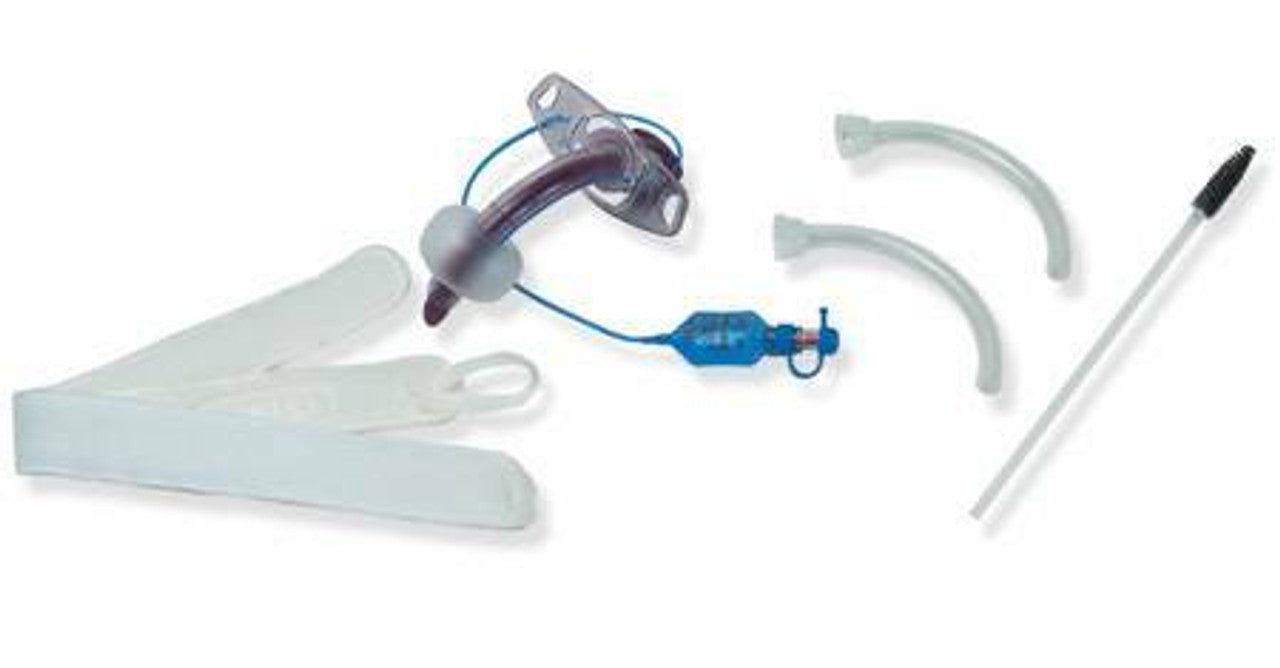 Tracheostomy Tube, 10.0, Cuffed, with Wedge, Non-Fenestrated, PVC (US Only)