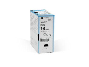 Suture, Size 2-0, 30", Black, CV-15, 36/pk (Continental US Only)