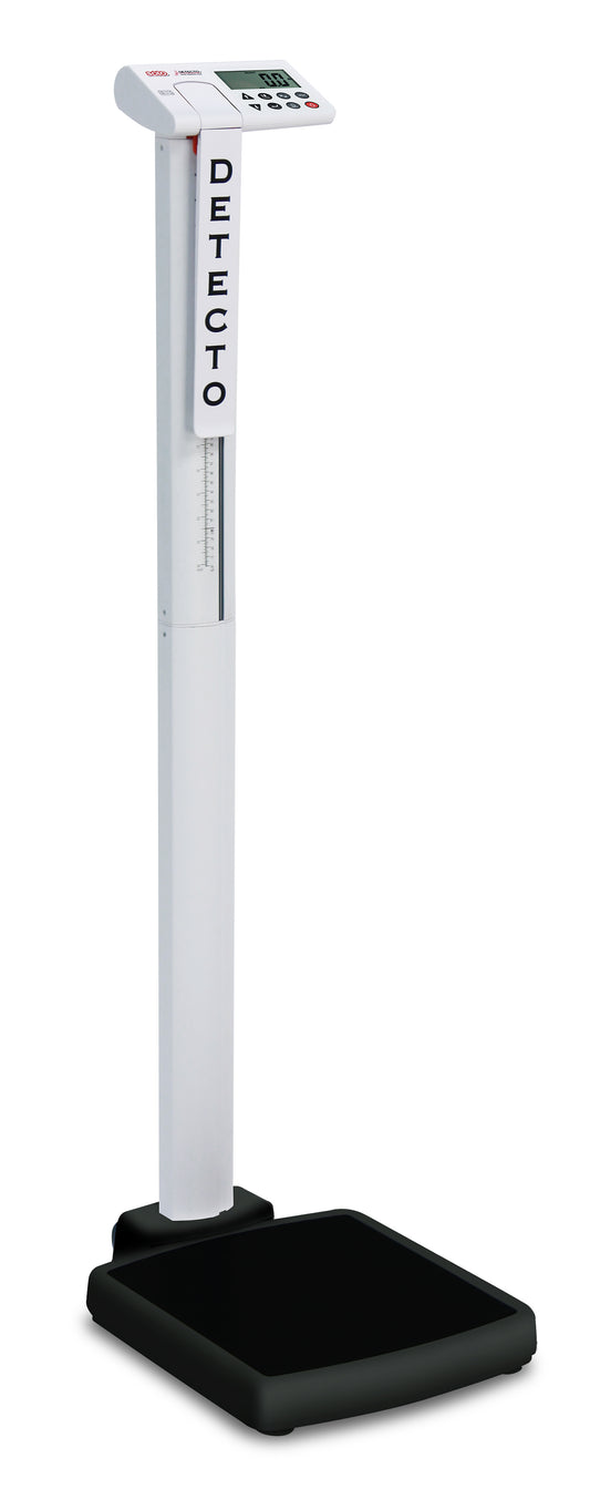 Solo Digital Clinical Scale, Mechanical Height Rod, 550 lb X 0.2 lb / 250 kg X 0.1 kg (DROP SHIP ONLY)