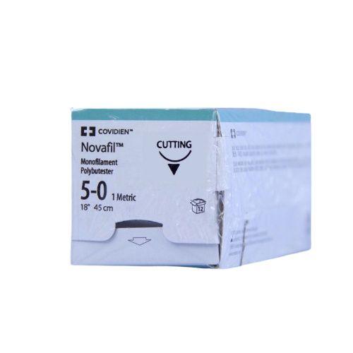 Suture, Premium Reverse Cutting, Size 5-0, Blue, 18", Needle P-11, 3/8 Circle, 1 dz/bx (Continental US Only)