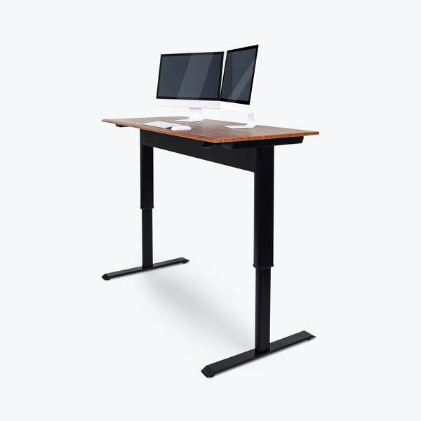 Pneumatic Adjustable Desktop Desk, 56", Overall: 56"W x 26"D x 27.5" to 44.5"H, (DROP SHIP ONLY)