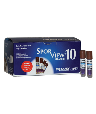 Self-Contained Steam Biological Indicators, 50/bx, 4 bx/cs