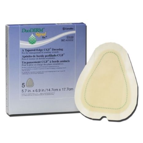 Hydrocolloid Dressing, Beige, Triangle, 6" x 7", 5/bx (Continental US Only)