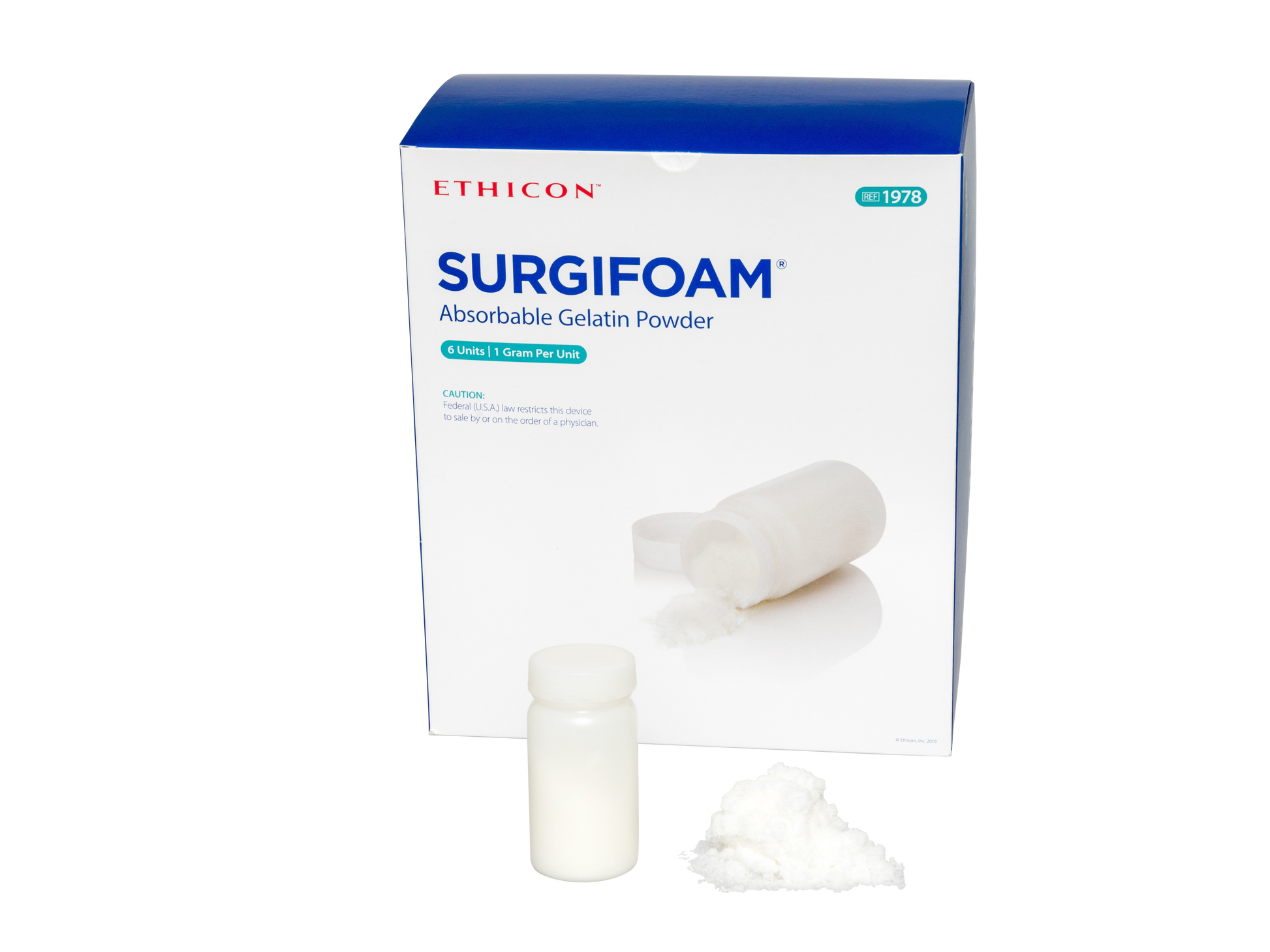 Surgifoam Absorbable Gelatin Powder, 1 Gram Per Unit, 6/bx (Continental US Only) (Item on Manufacturer Back Order with 1/03/25 as the Estimated Time of Availability)