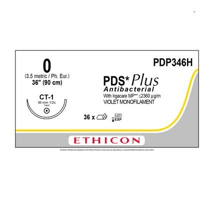 Suture, Precision Point Reverse Cutting, Size 4-0, 18", Undyed Monofilament, Needle PS-2 , 3/8 Circle, 1 dz/bx (Continental US Only)