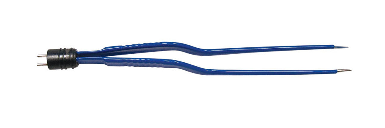 Olsen Bipolar Forceps, Bayonet, Insulated, Smooth, Straight, 1.5 mm Tips, 7 1/2 in, 191 mm, 10/bx (US Only) (Not Available For Sale into Canada)