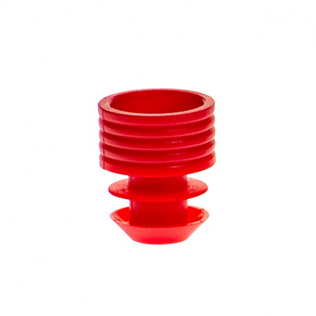 Flange Plug Cap, 12mm, Polyethylene, Natural, 1000/pk