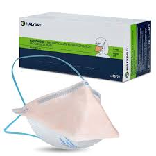 FLUIDSHIELD 3 N95 Particulate Filter Respirator & Surgical Mask with Safety Seal & SO SOFT Lining, Orange, Size: Regular,