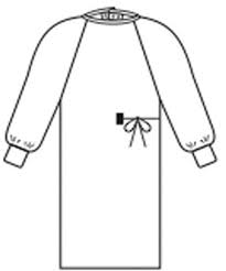Gown, Non-Reinforced Surgical with Set-In Sleeves, Large, Evelotion 4, Non-Sterile, 48/bx, 12 bx/cs (US Only)