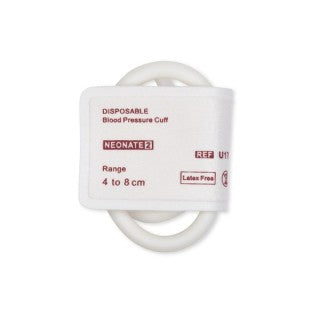 NIBP Cuff, Disposable, Neonatal, Size #2, Single Hose, OEM: M1868B, 10/bx (DROP SHIP ONLY) (Freight Terms are Prepaid & Added to Invoice - Contact Vendor for Specifics)