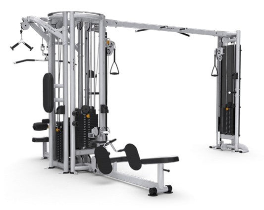Matrix Aura 8-Stack Multi-station Connection Kit. (DELIVERY SITE SURVEY REQUIRED) Sales into Medical markets in U.S. only (active aging, indep. living, hospital affil., PT, Chiro, Asst. Living, LTC). No sales into Fitness markets (DROP SHIP ONLY)